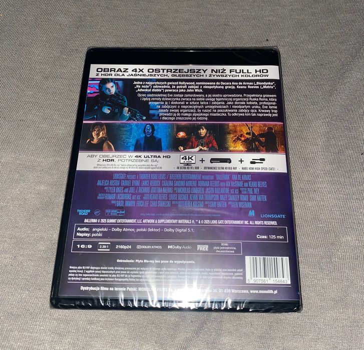 Ballerina 4K UHD Blu-Ray PL