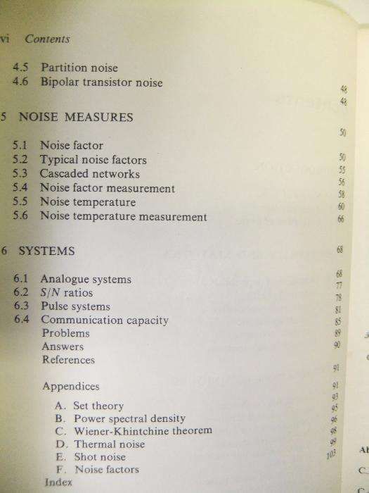 Lote 3 Livros técnicos - Noise - Signals - Networks