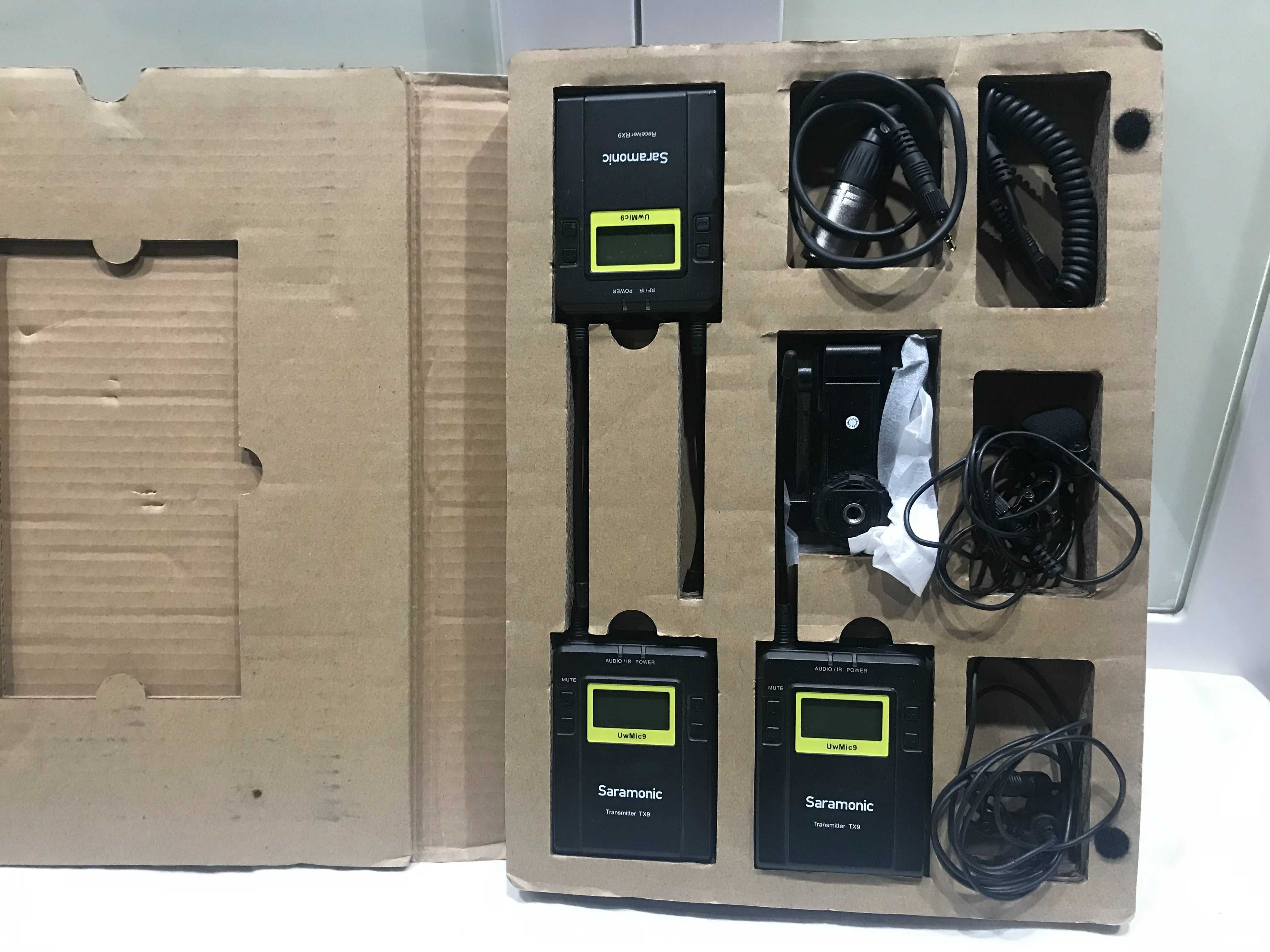 Saramonic UwMic9 RX9 + 2x TX9