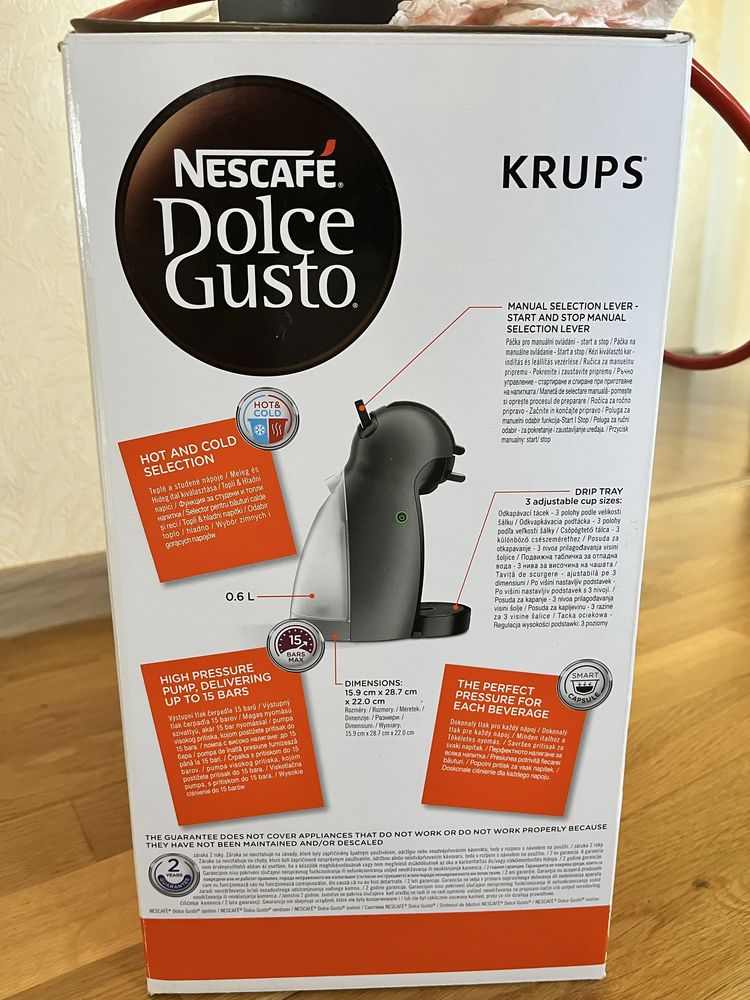 Кавоварка капсульна Krups Nescafe Dolce Gusto Piccolo