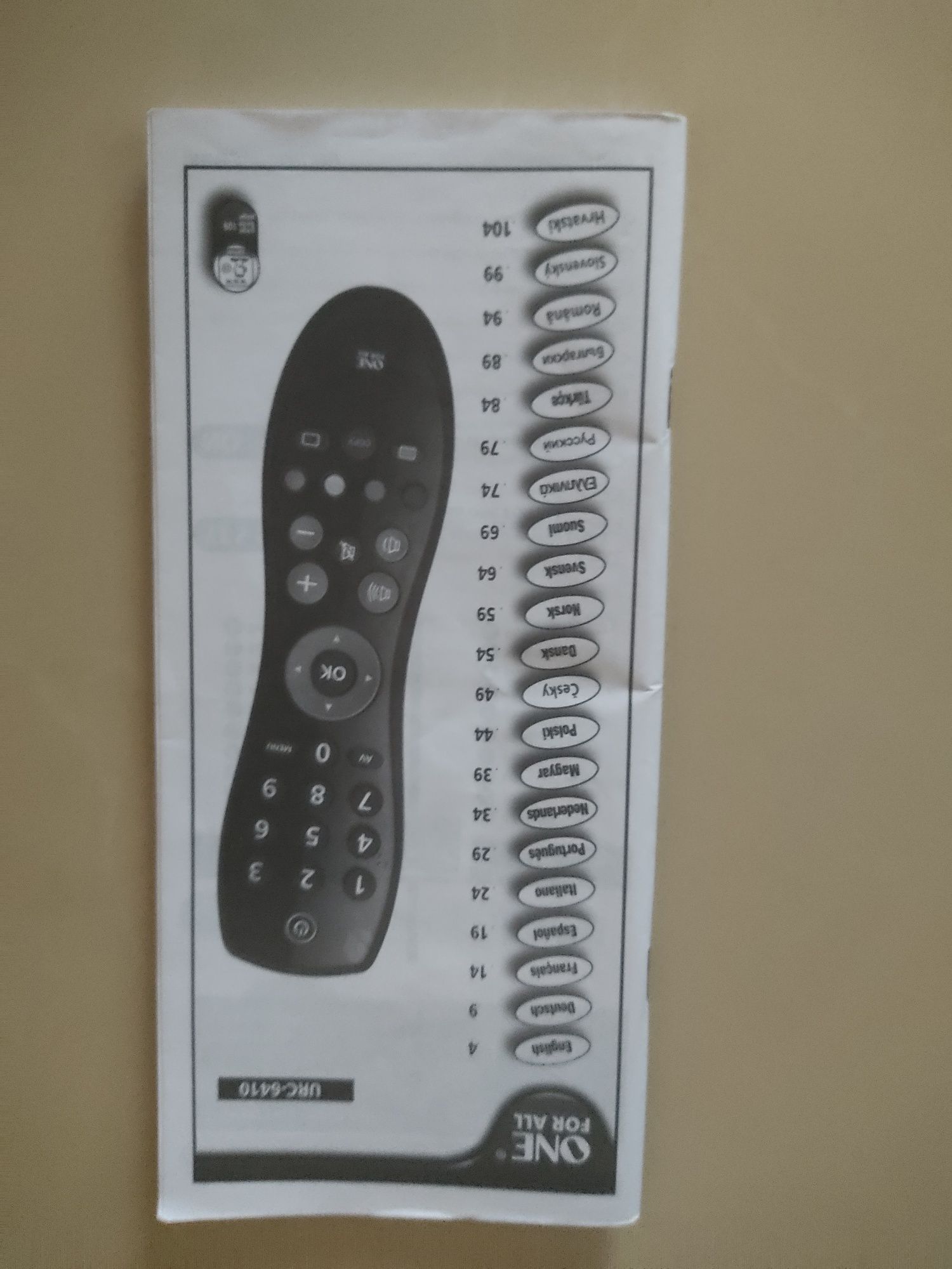 Comando TV Universal como novo