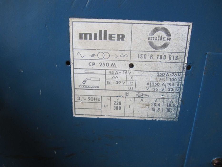 Migomat MILLER CP 250 spawarka