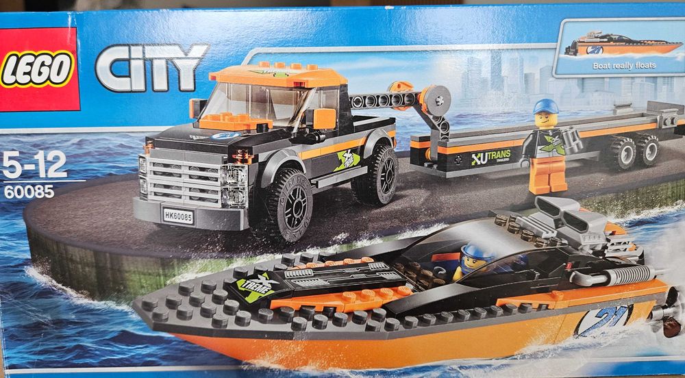 Lego 60085 Terenówka z motorówką