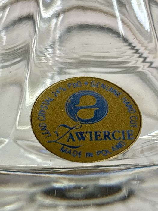 Olbrzymia Kryształowa Szklana Forma Artystyczna Maria Słaboń Zawiercie