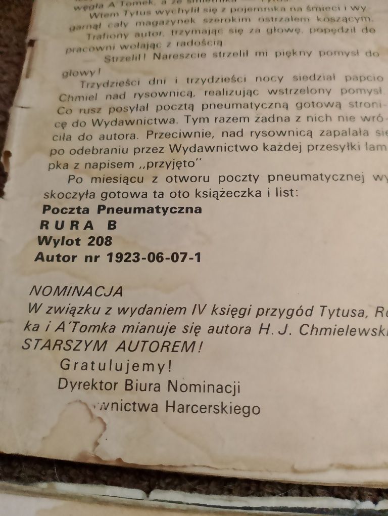 Komiksy Tytus Romek i Atomek