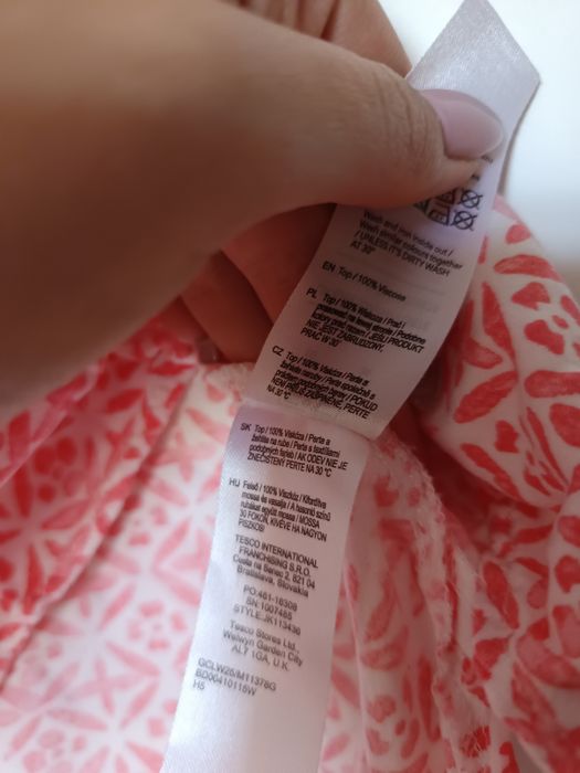 Wiskoza bluzka damska hit viral style new Basic pink