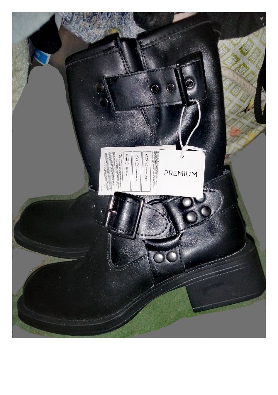 NOWE z metką buty Reserved Premium _ Ze SKÓRY NATURALNEJ. botki kozaki