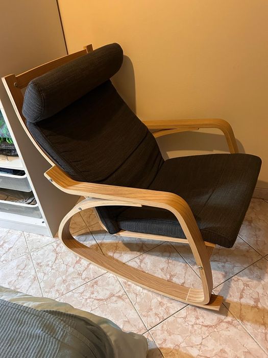 Cadeirão Baloiço + Repousa-pés