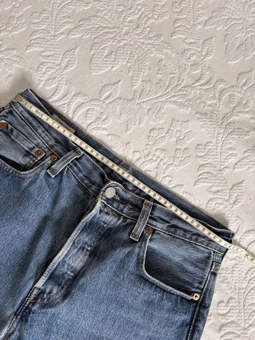 Levi’s 501 dzinsy jeansy niebieskie skinny