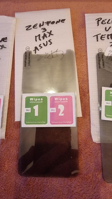 Películas de vidro Temperado - Zenfone 3 Max