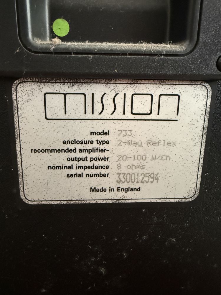 Colunas Hi-fi Mission 773