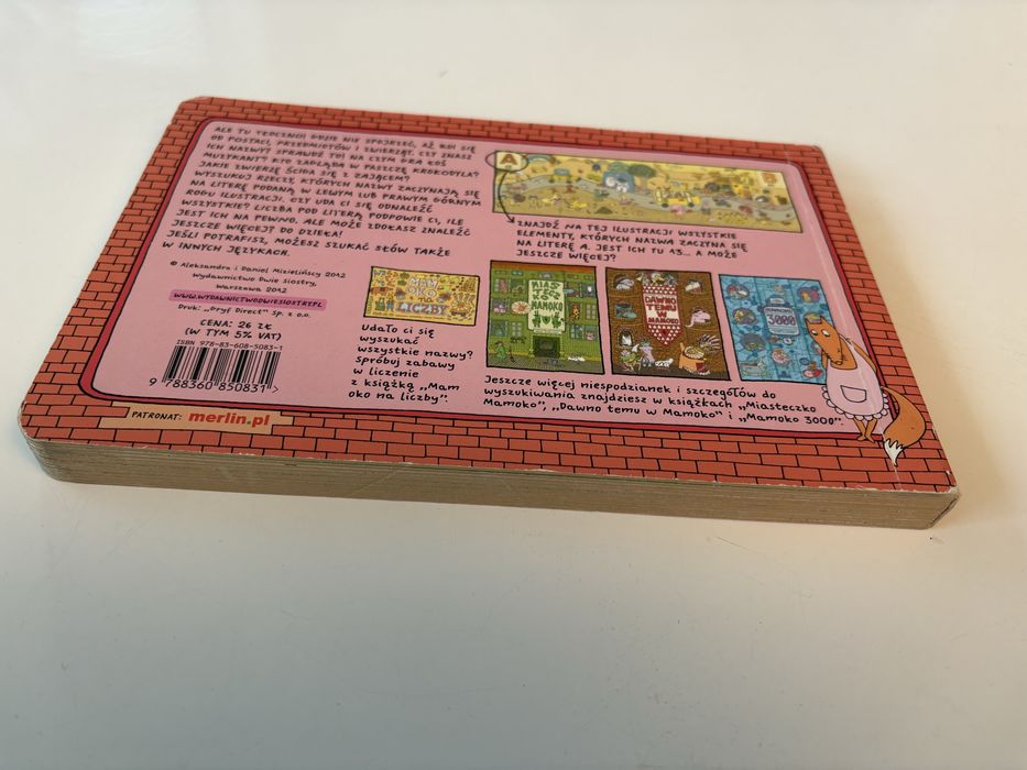 Ksiazeczka dla dzieci Mam Oko na Litery