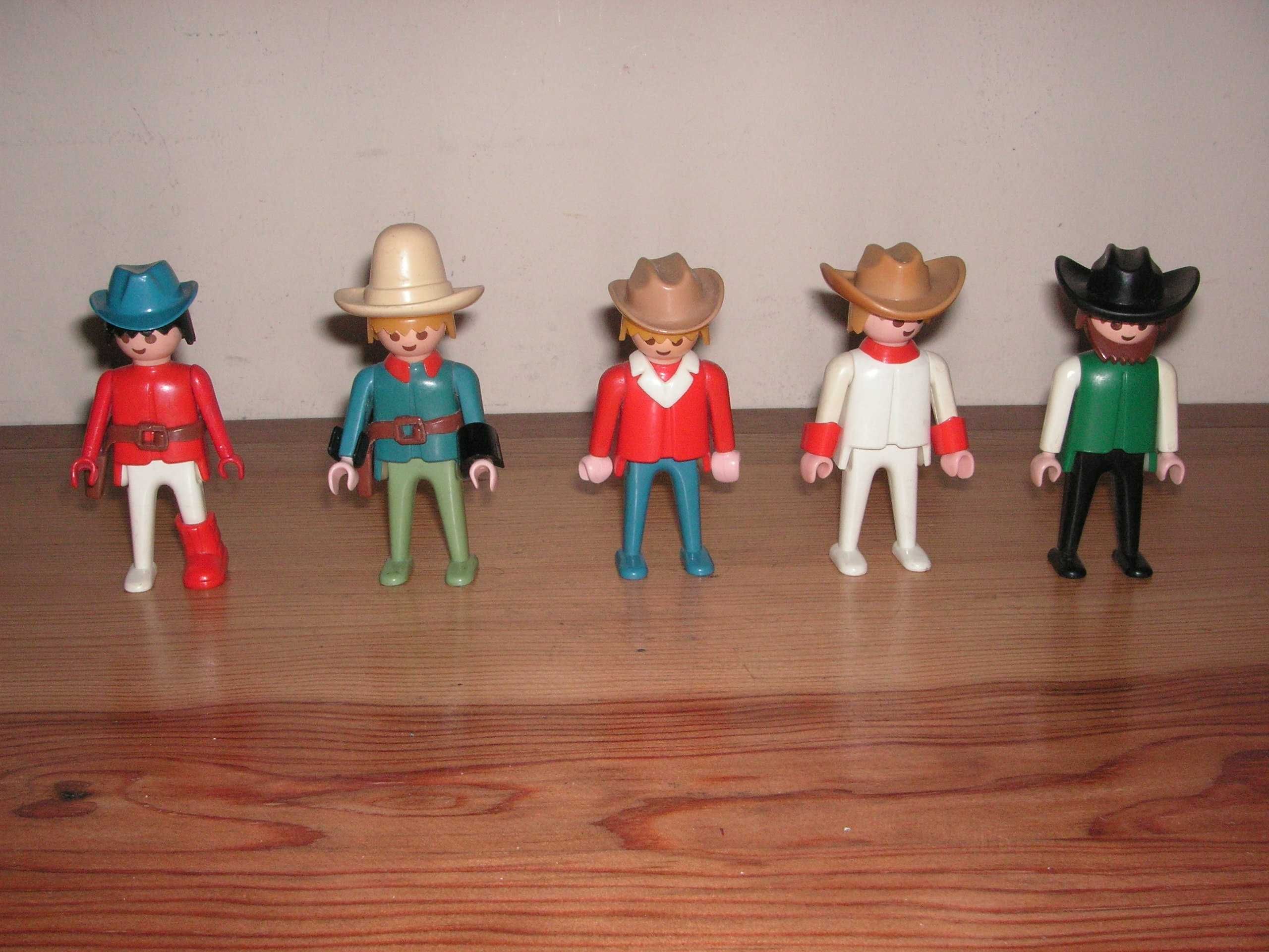 Bonecos / Figuras Playmobil Cowboys e Outros Geobra 1974