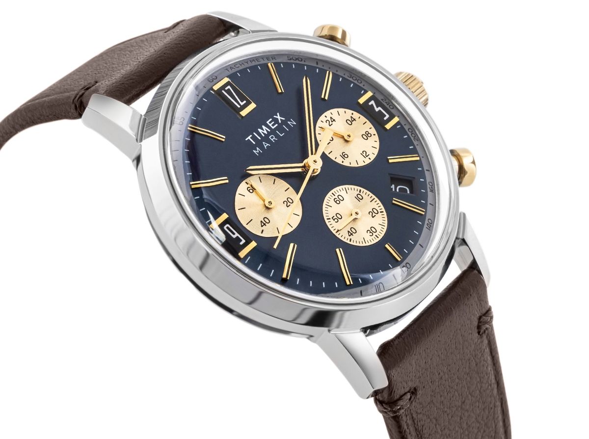 zegarek męski timex marlin® chronograph tachymeter tw2w60400 + box