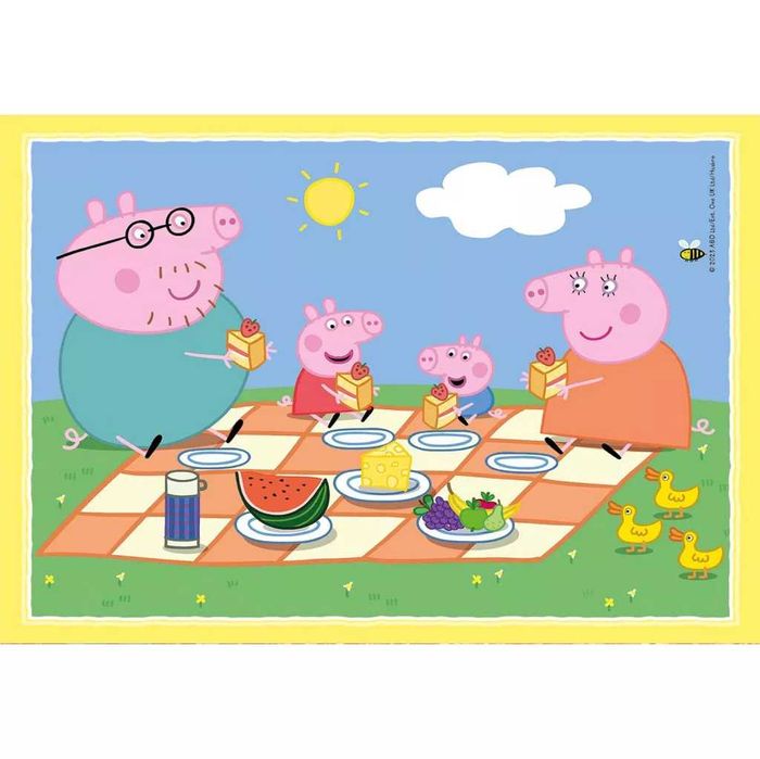 Puzzle Clementoni Peppa Pig SuperColor 4in1 4 puzzles 12+16+20+24 pcs