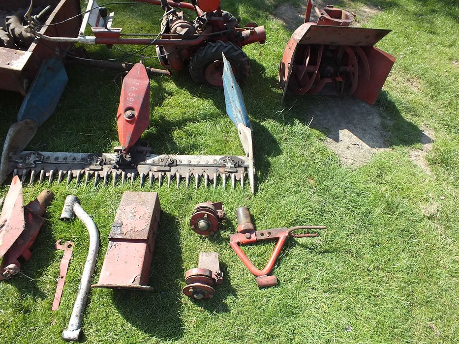 Kosiarka Listwowa MF-70 z Przyczepą + Osprzęt Całość + Kurier ŚLĄSK