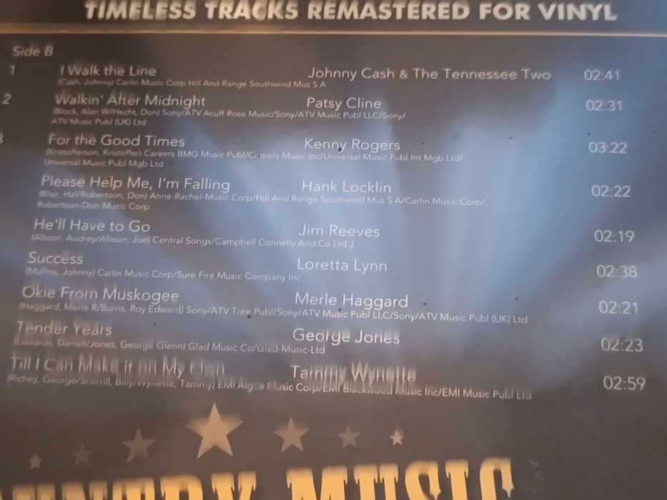 Disco de Vinil de Country Music Novo