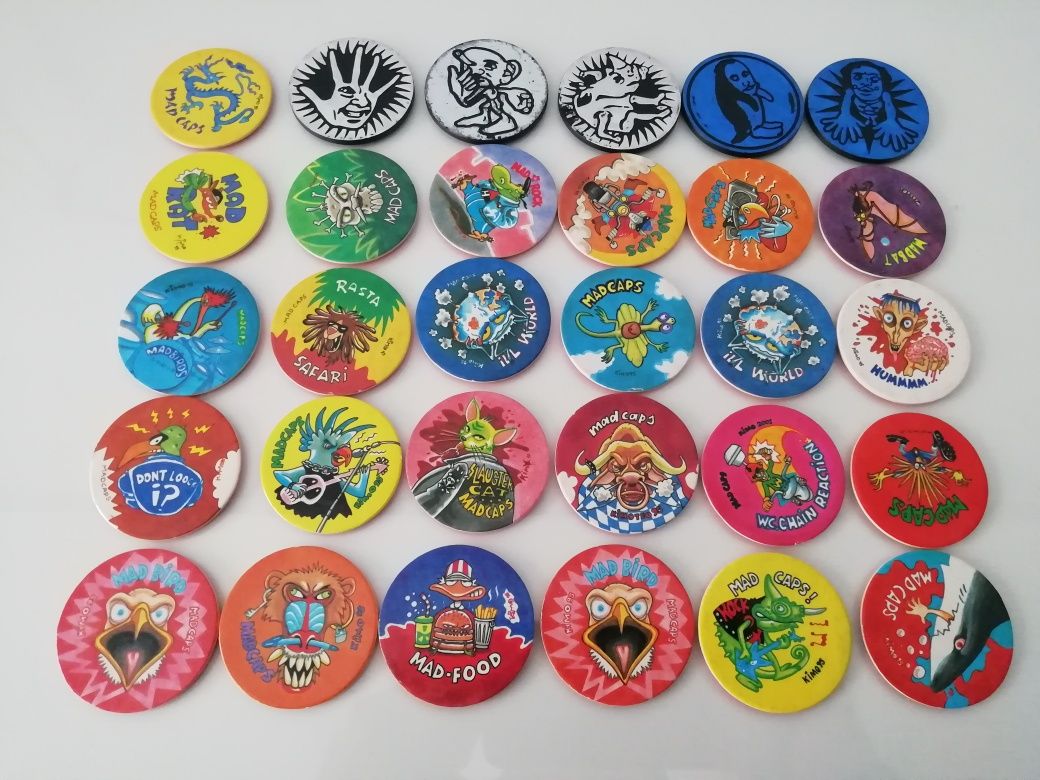 Lotes de tazos antigos de várias colecoes