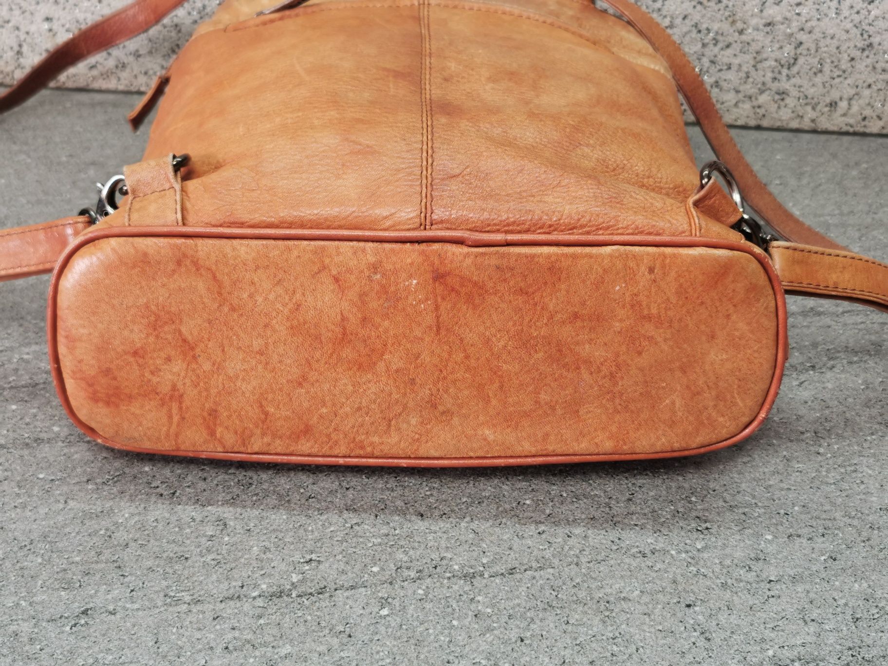 2w1 torebka plecak Emil Made in Italy miękka skóra naturalna