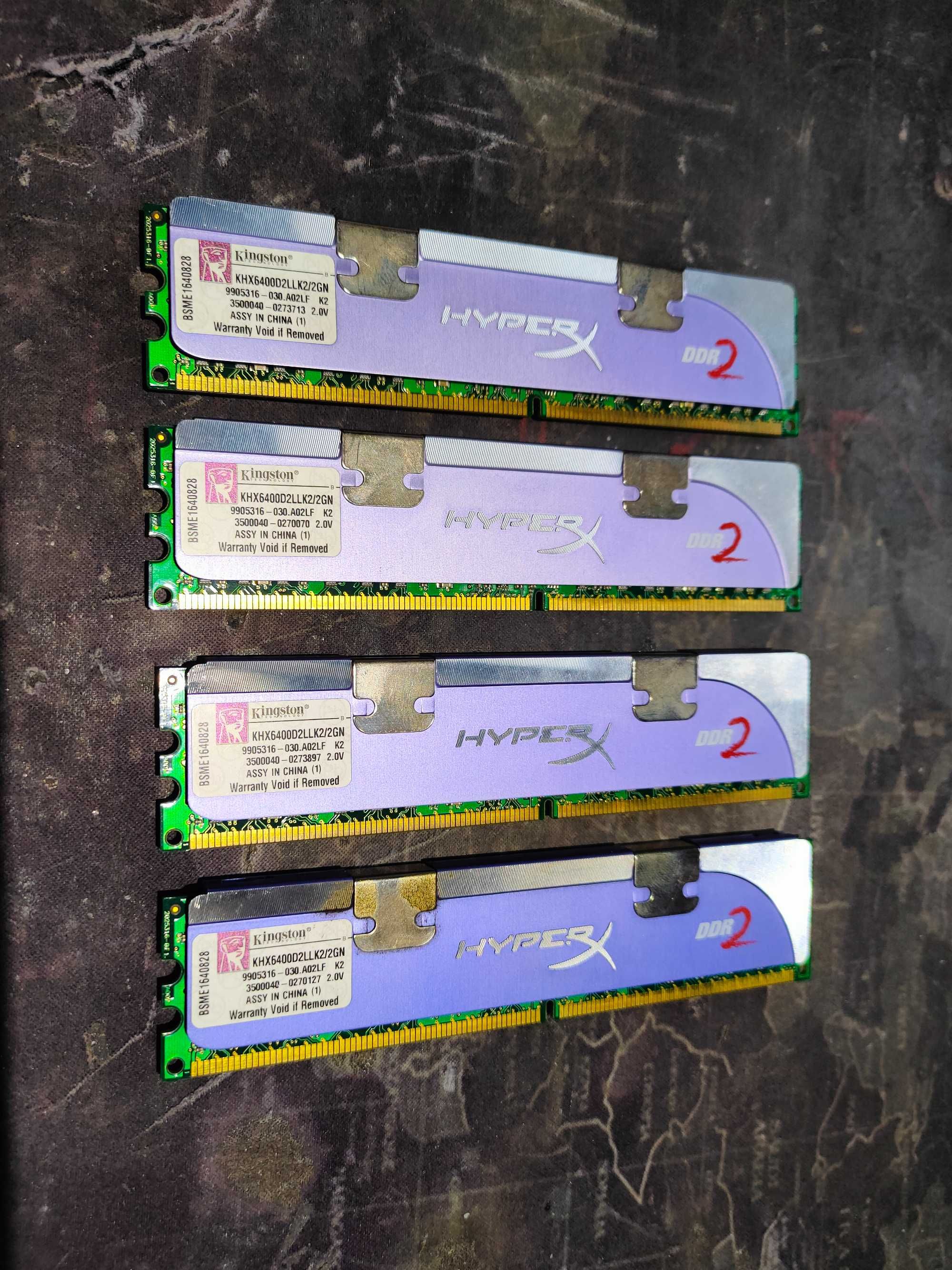 Pamięć RAM DDR2 4GB Kingston HyperX 800MHz PC2-6400 do komputera PC