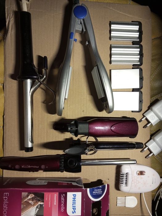 Лампа для ногтей Термобигуди Эпилятор Филипс депилятор плойка ровента