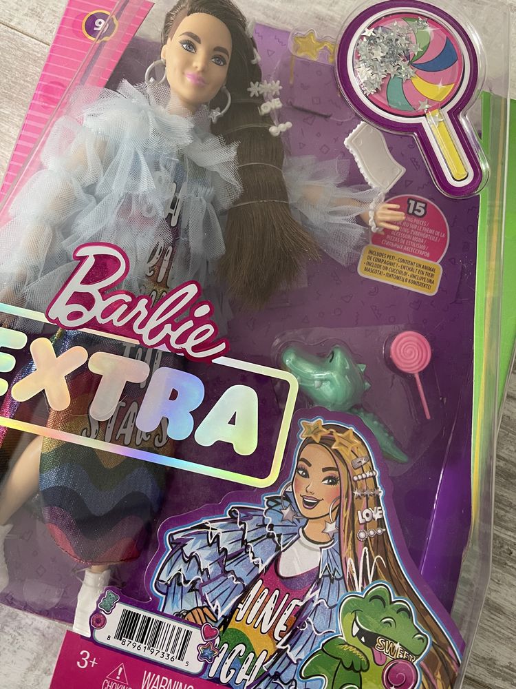 Nowa Barbie Extra 9 z krokodylem