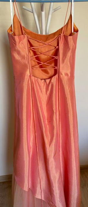 Nietuzinkowa suknia ślubna-balowa z jedwabiu - kupiona w butiku w USA