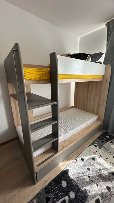 Łóżko piętrowe dla dzieci.