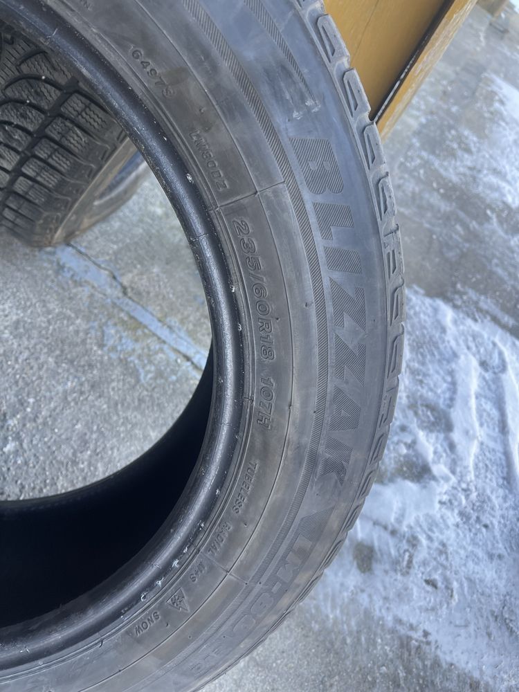 Opony zimowe Bridgestone Blizzak LM-80 4 szt, 235/60/18 stan bdb