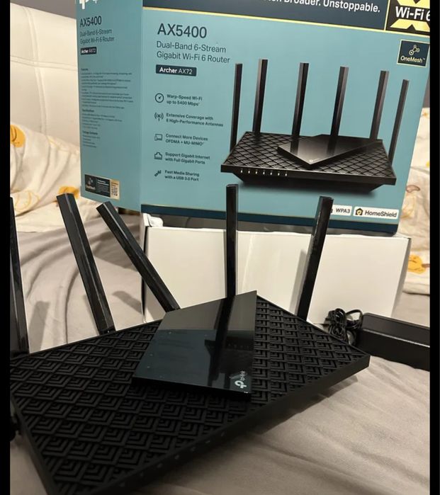 Router TP-LINK Archer AX72 2.4 / 5 GHz (DualBand), Wi-Fi Mesh