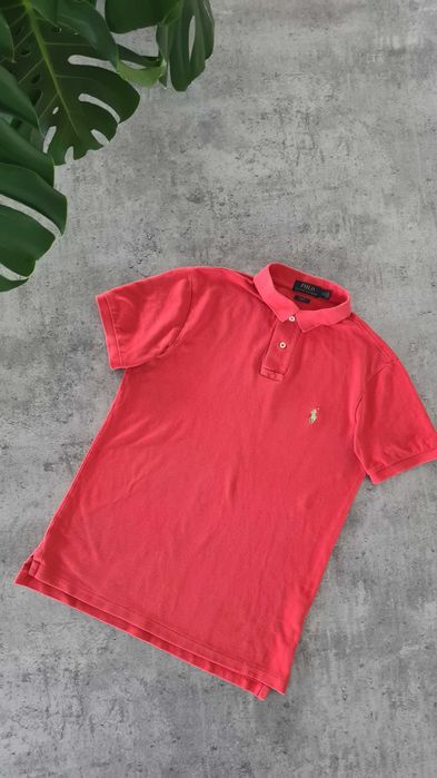 Polówka Polo Ralph Lauren. Koralowa. Rozmiar M. Old money chief keef