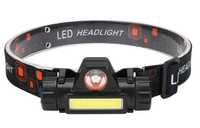 Lanterna de cabeça LED - bateria de lítio - magnética - NOVA