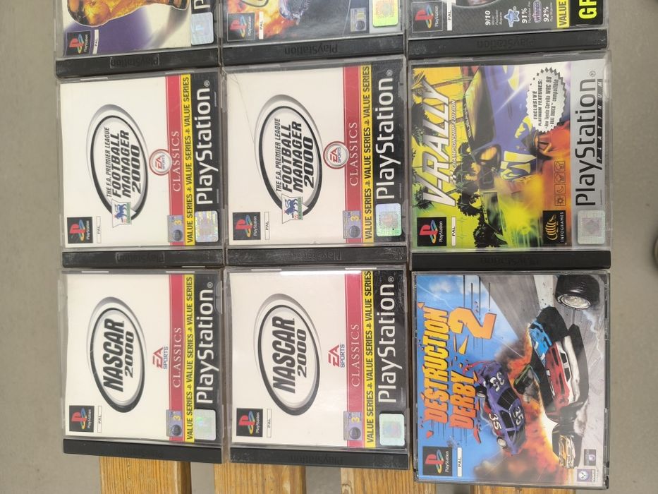 Jogos Plastation 1 Colin Mcrae / V-Rally / Toca Touring Car / Nascar