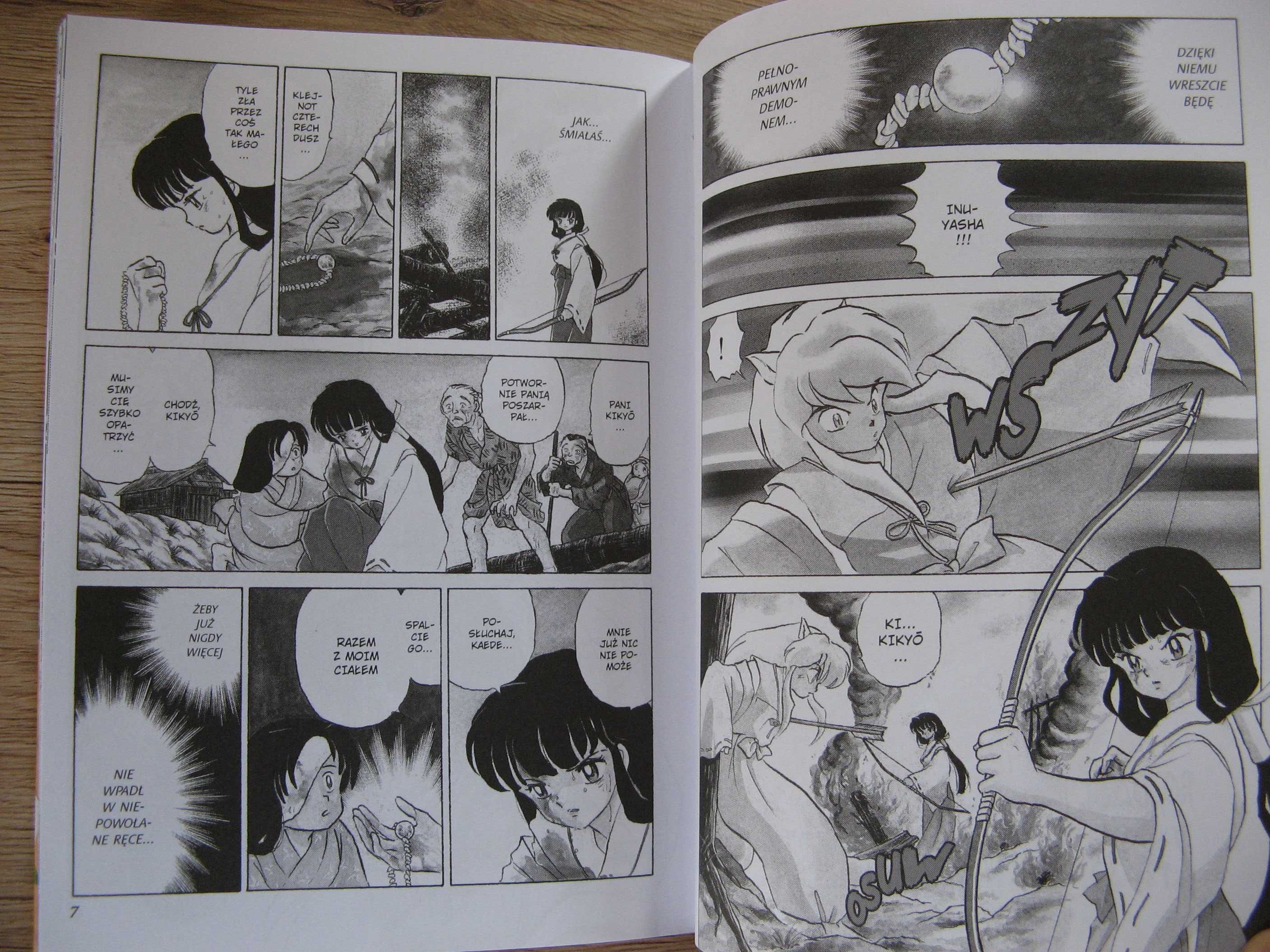 Manga Inuyasha tomy 1-4 Rumiko Takahashi JPF twarda oprawa + dodatki