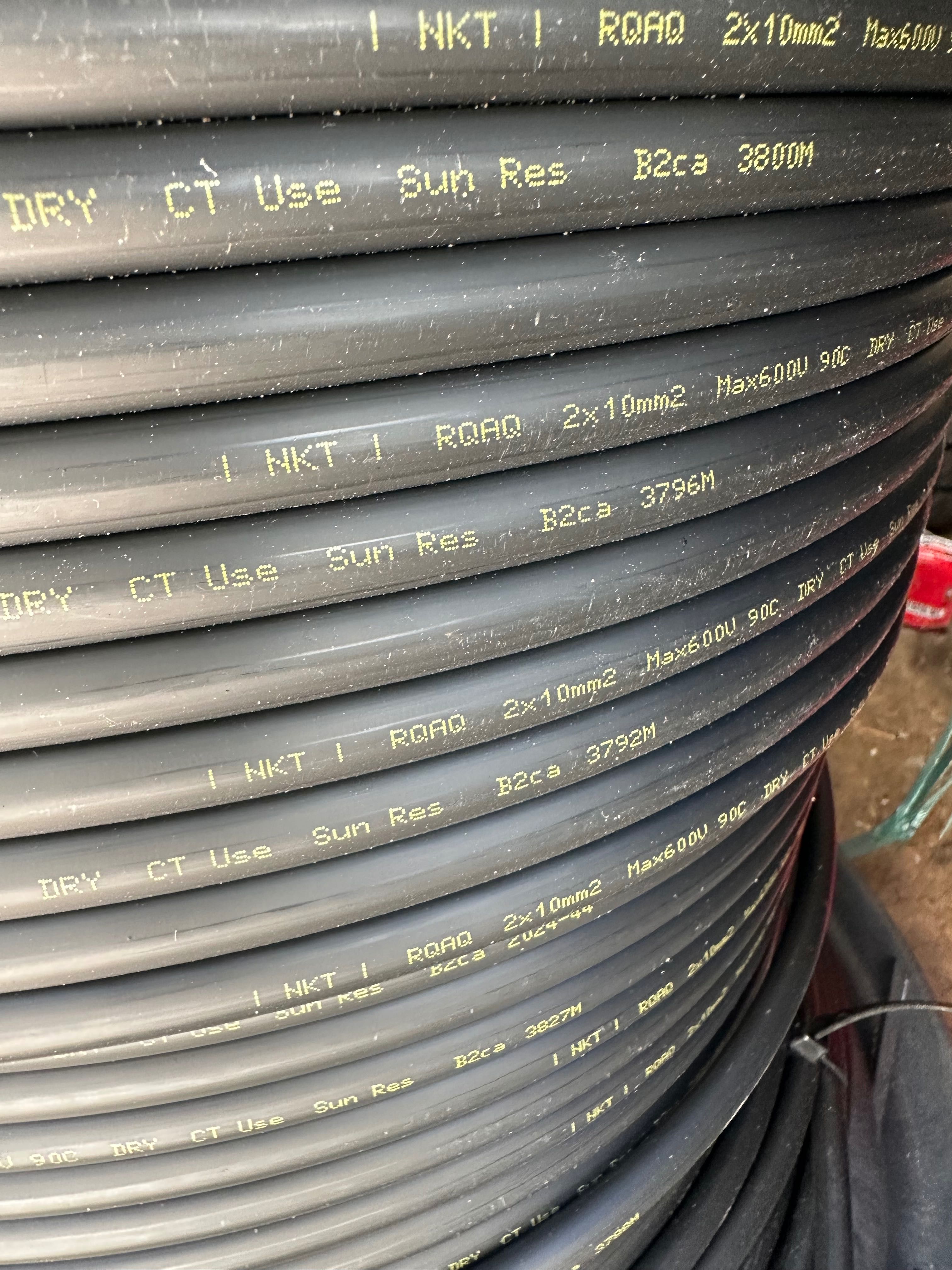 Nowy Kabel  energetyczny dla telekomunikacji firmy NKT 2x10 
RQAQ