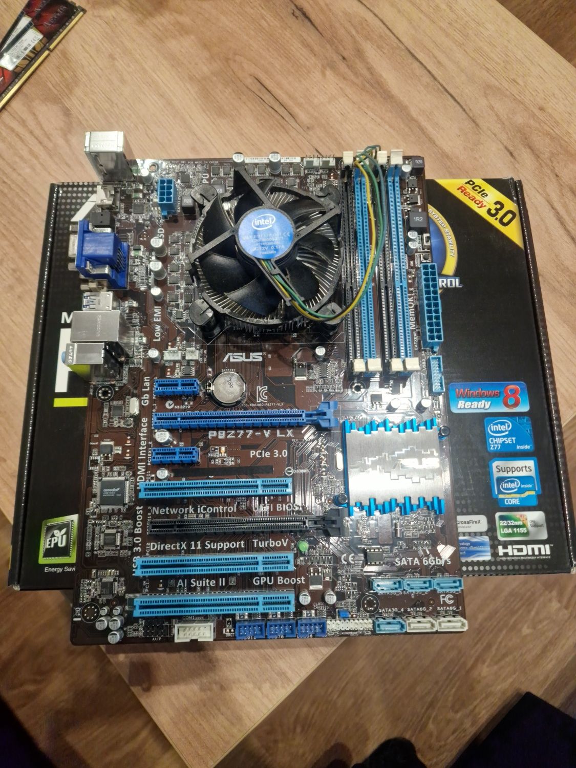 Płyta główna Asus p8 z77v z procesorem i5-3470
