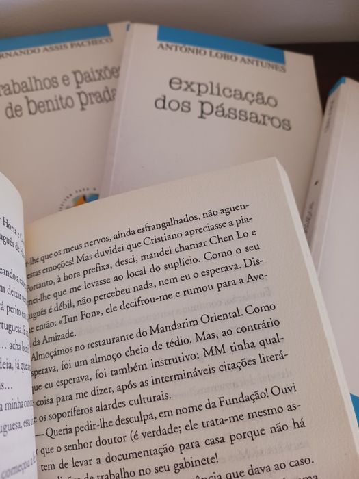 4 livros escritores Portugueses