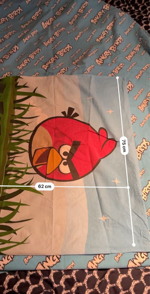 Pościel Angry Birds 2x1,4m