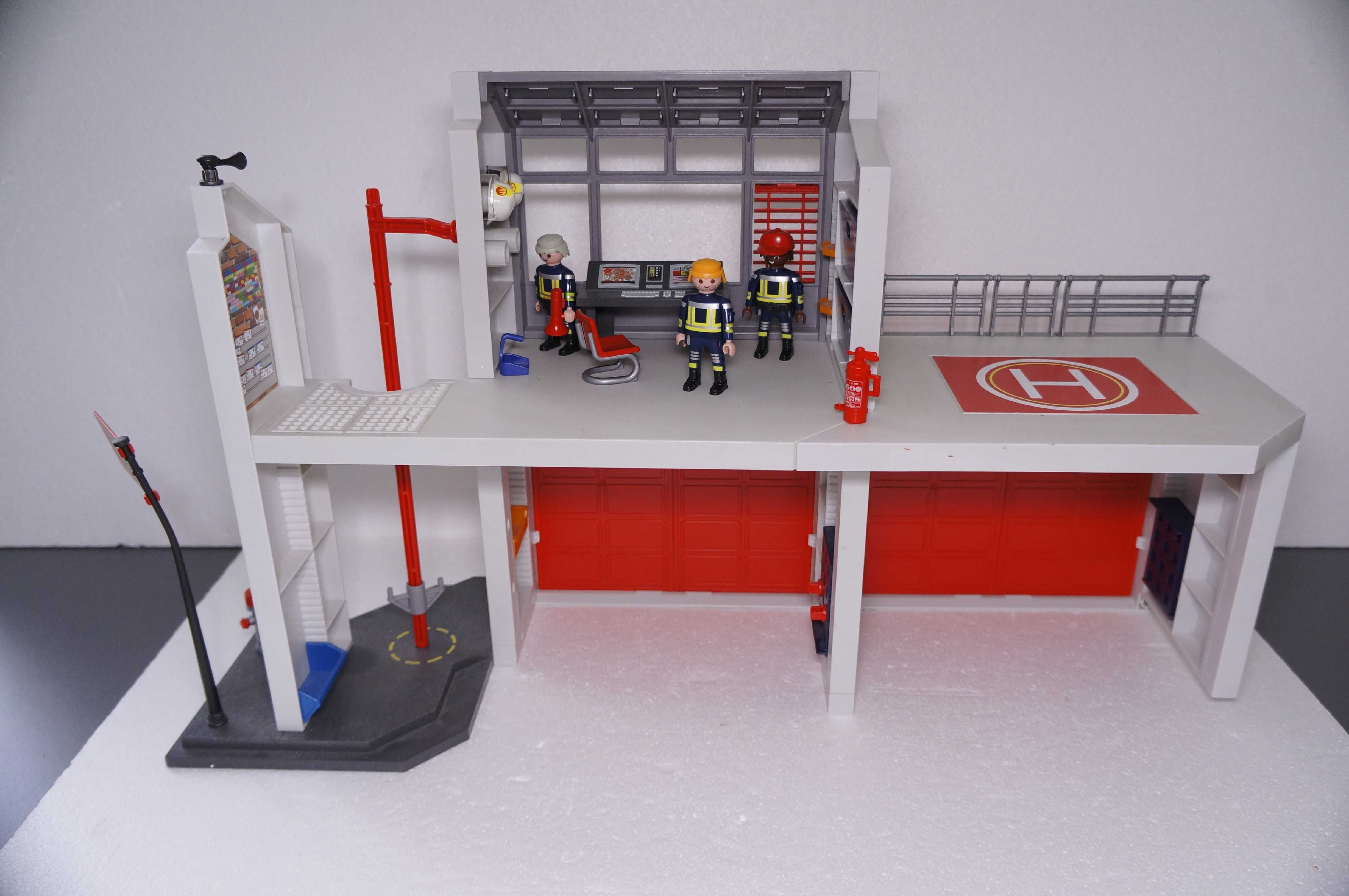 Playmobil 951 Strażak Straż Remiza lotnisko na helikopter Playmobile