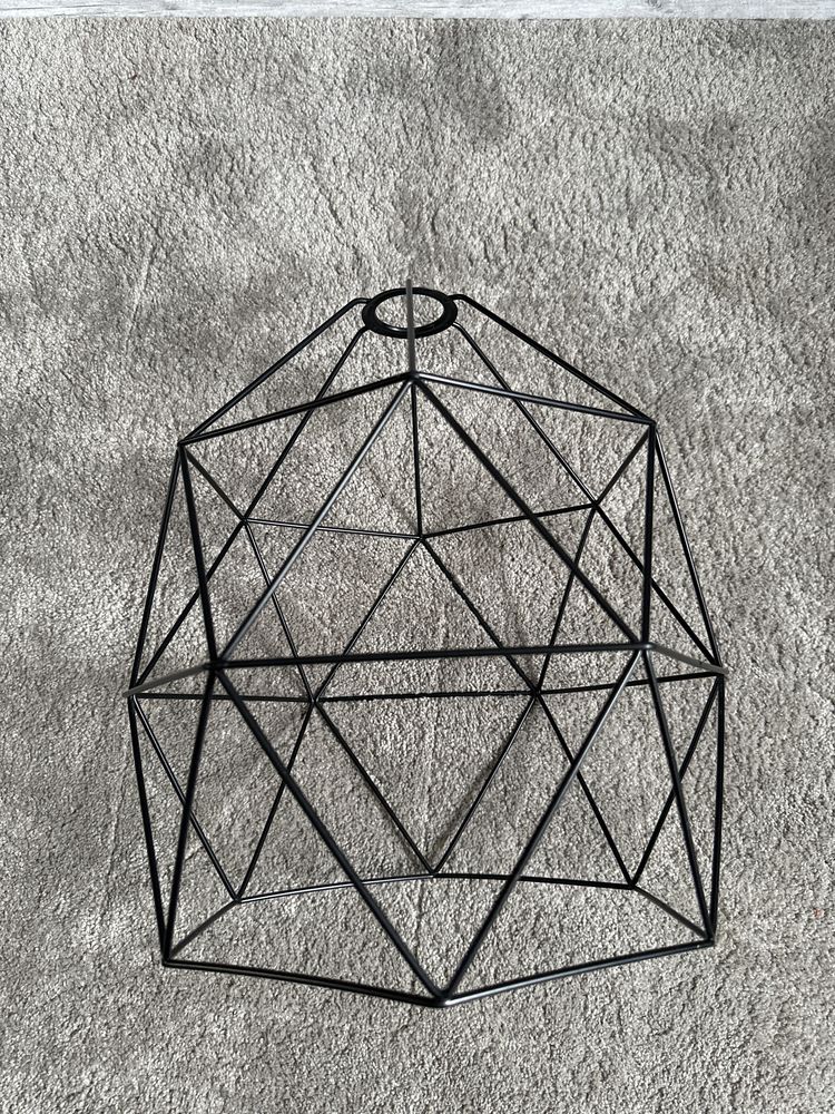 Ozdoby do domu klosz lampa loftowa ikea x2 koszyk