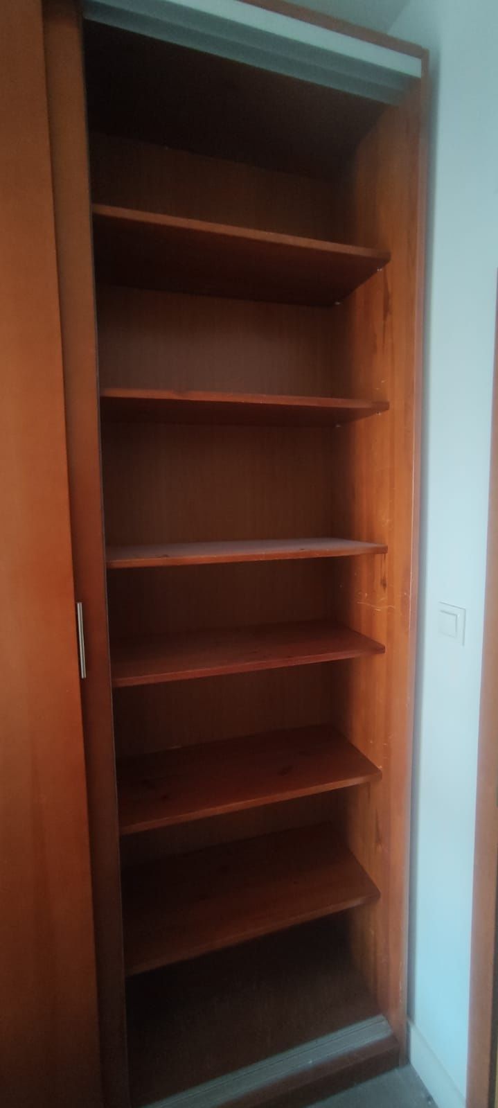 Szafa drewniana przesuwna dwudrzwiowa 160x251 lite drewno