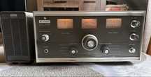 Odbiornik, skaner Trio/Kenwood 9R-59DS z głośnikiem, lampa, vintage