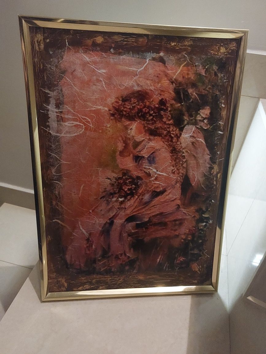 Obrazek aniołka z kotkiem