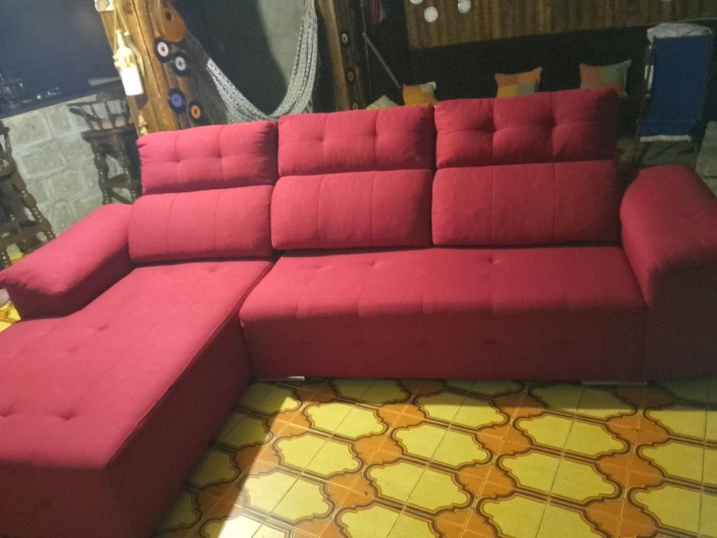 Vendo sofá com chaise lounge