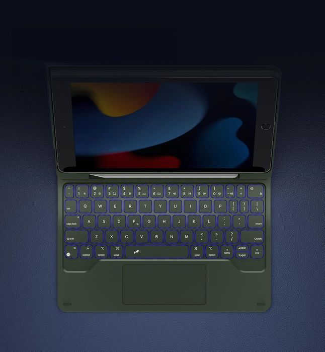 Чохол-клавіатура Dexnor для iPad 10,2 дюйма (9/8/7-го покоління)