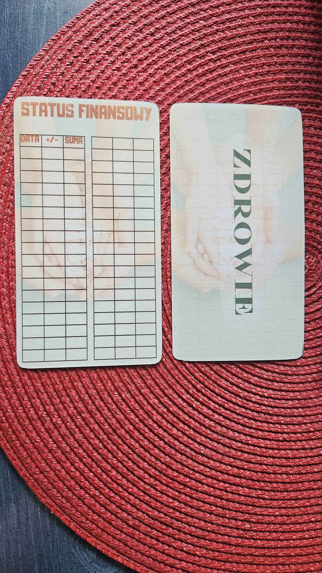 Karta kategorii zdrowie