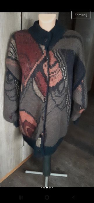 Kirtko sweter vintage cudny wzor