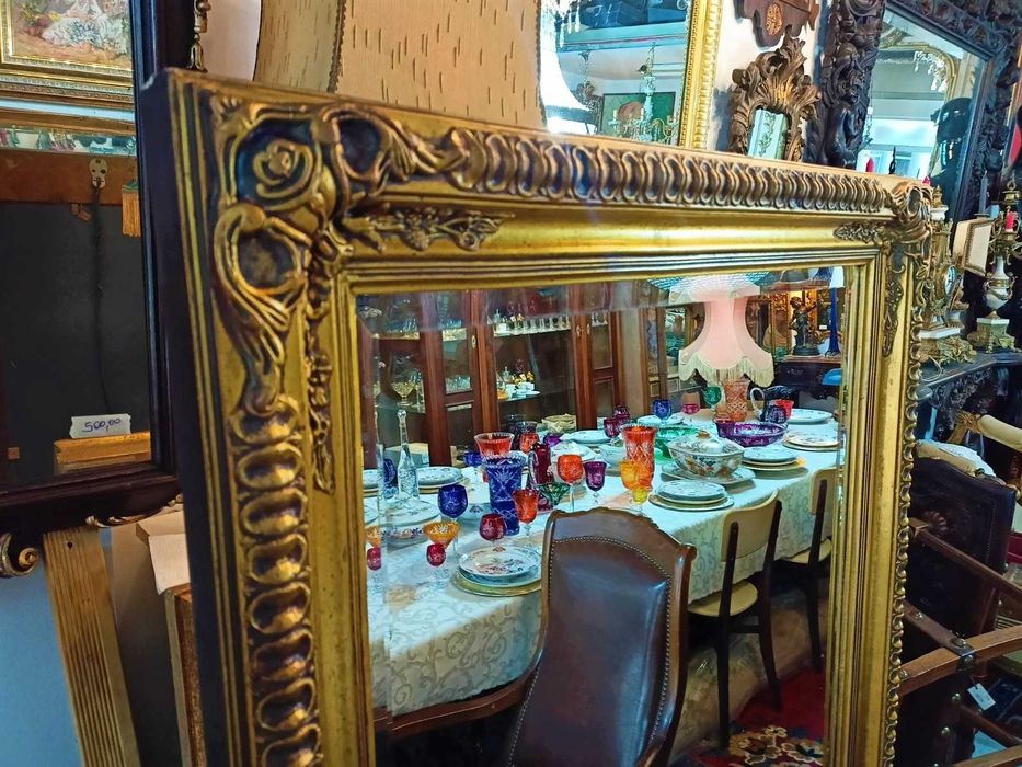 Espelho Moldura Dourada