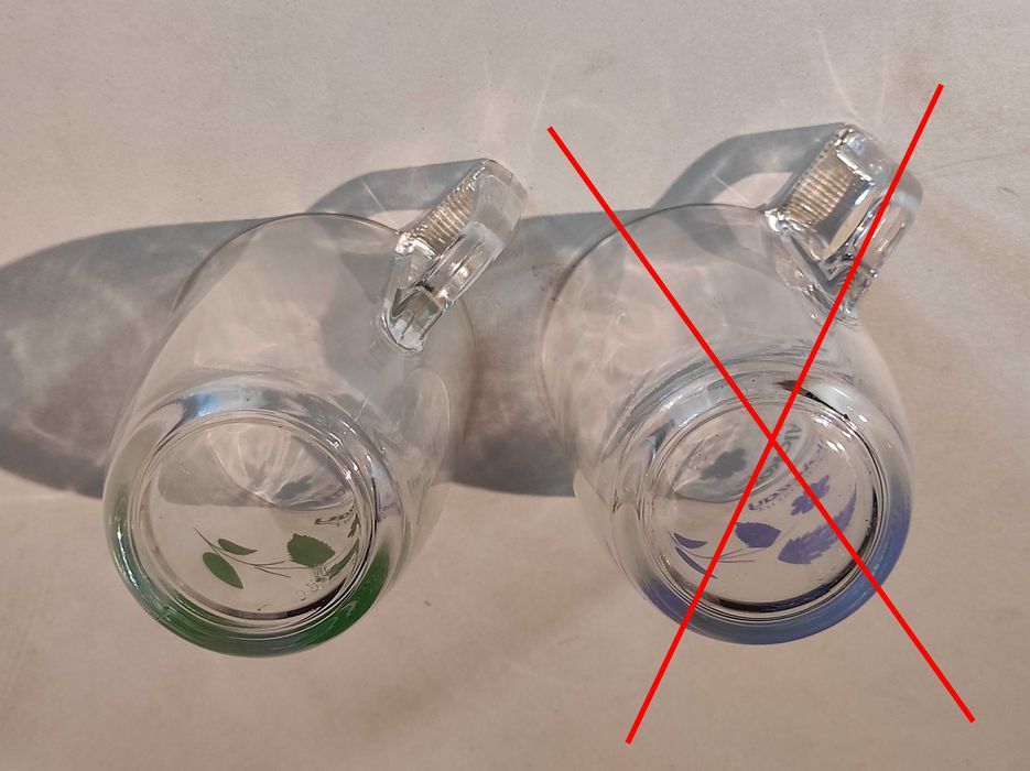 Горнятко скляне з деколлю (чашка,кружка),нове в упаковці, ОАЕ