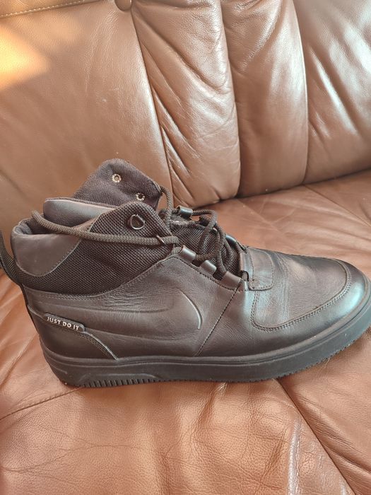 Шкіряні черевики чоловічі зима 45розмір